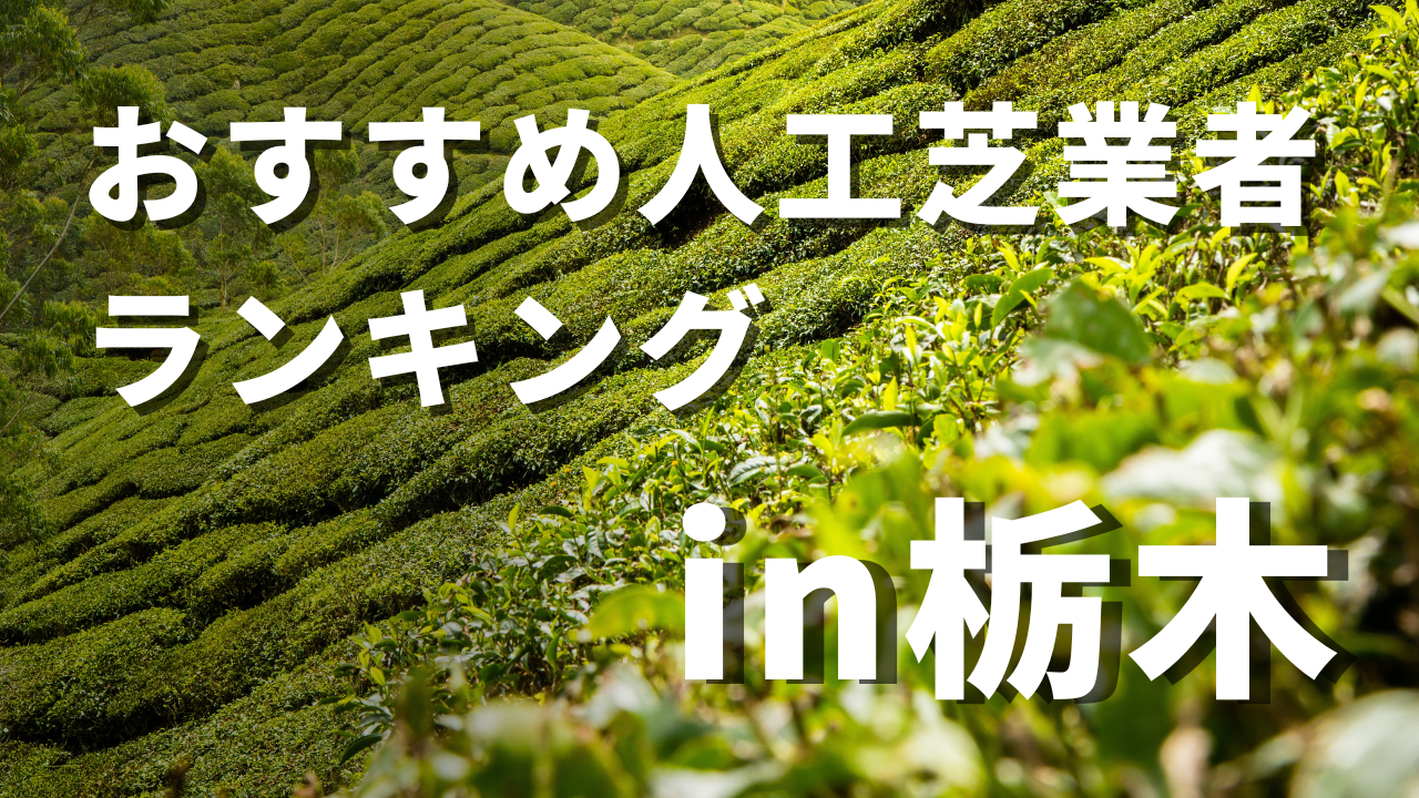 栃木県のおすすめ人工芝業者ランキング4選